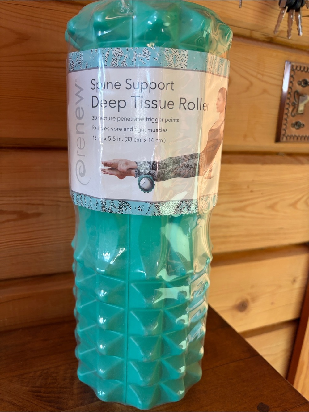 Renew Deep Tissue Spine Support Roller in Teal